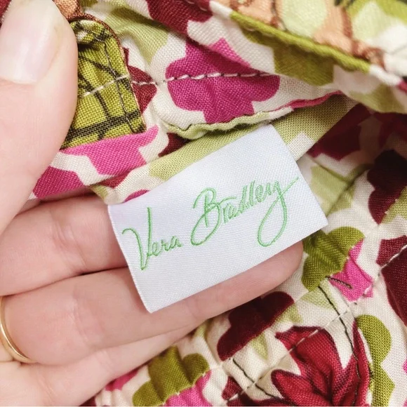 Vera Bradley Emma Hello Dahlia! NWT Quilted Cinch Purse Bucket Bag - Picture 8 of 9